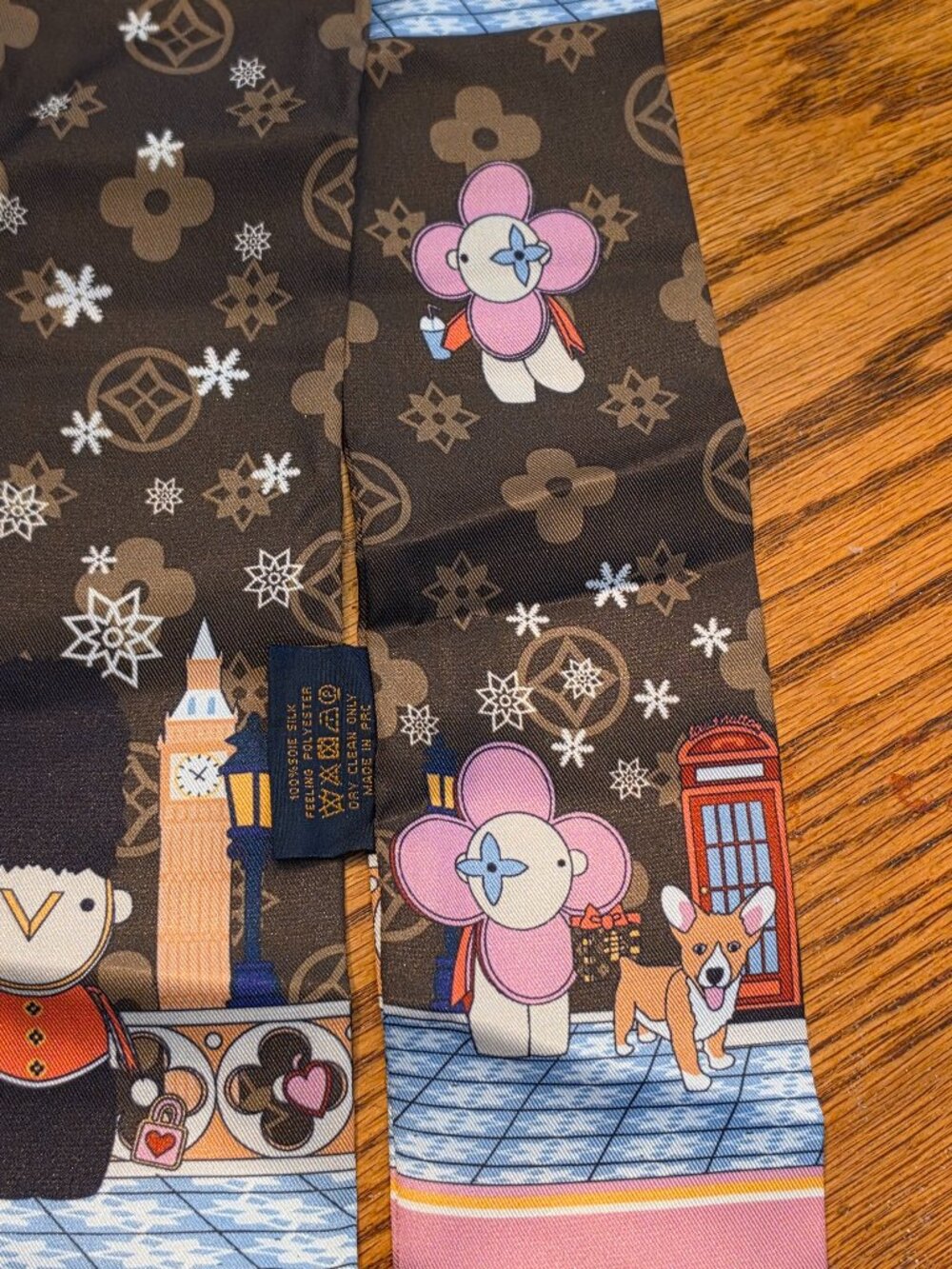 LV Twilly Purse Ponytail Vivi Scarf